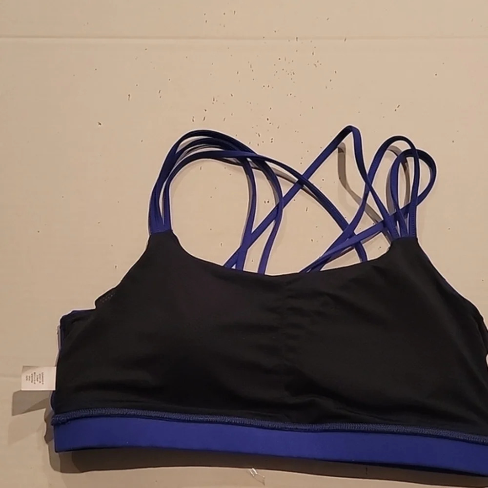 GAPFIT GAP BLUE SPORTS BRA (sz lg) - Picture 3 of 4